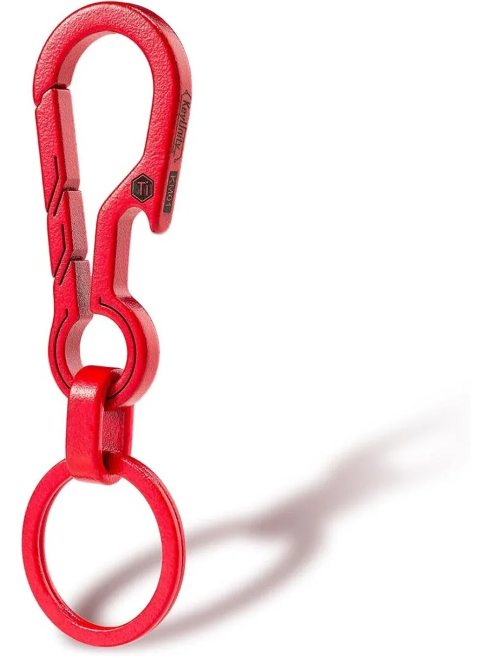 Titanium EDC Keychain Clip & Bottle Opener - Durable, Lightweight, Everyday